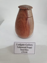 Load image into Gallery viewer, Tulipwood, Poppy seed box.