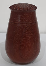 Load image into Gallery viewer, Padquk pot with poppy seed head lid.