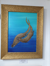 Load image into Gallery viewer, Graceful Otters Original Framed Painting