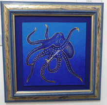 Load image into Gallery viewer, Octopus Original Framed Pinting