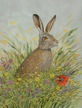 Load image into Gallery viewer, Poppy and Hare limited framed print