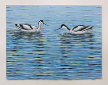 Load image into Gallery viewer, Avocets Original Oil Painting