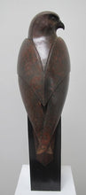 Load image into Gallery viewer, Kestrel in cold cast bronze by Paul Harvey