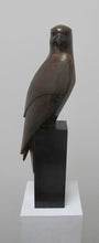 Load image into Gallery viewer, Kestrel in cold cast bronze by Paul Harvey
