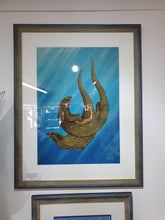 Load image into Gallery viewer, Golden Otters Limited Framed Print