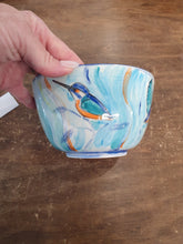 Load image into Gallery viewer, Kingfisher Hand painted Bowl by Emma Macfadyen