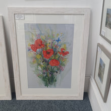 Load image into Gallery viewer, Summer Flowers & Butterflies Large Framed Print