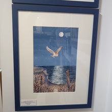 Load image into Gallery viewer, By the light of the silvery moon framed print