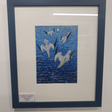 Load image into Gallery viewer, Diving Gannets framed print