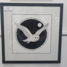 Load image into Gallery viewer, Barn Owl limited framed print