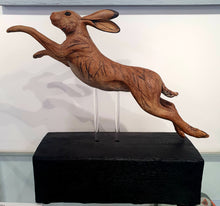 Load image into Gallery viewer, Leaping Hare on block