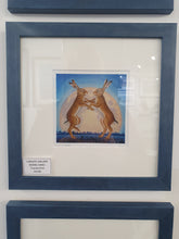 Load image into Gallery viewer, Boxing hares framed print