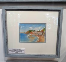 Load image into Gallery viewer, Sidmouth towards Clifton beach original painting