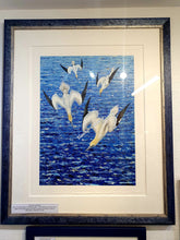 Load image into Gallery viewer, Diving Gannets Original painting (collection only)