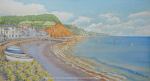 Load image into Gallery viewer, Sidmouth East with boats Large Original painting