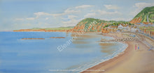 Load image into Gallery viewer, Sidmouth looking west Large Original painting