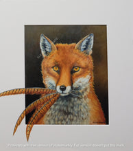 Load image into Gallery viewer, It wasn't me! Signed framed print with painted mount