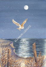 Load image into Gallery viewer, By the light of the silvery moon framed print