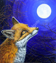 Load image into Gallery viewer, Fox & The Moon signed framed print