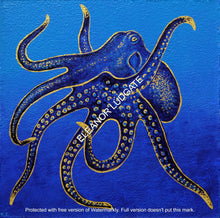 Load image into Gallery viewer, Golden octopus Limited Framed Print