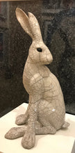 Load image into Gallery viewer, XL Looking Back Raku Hare by Paul Jenkins