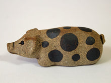 Load image into Gallery viewer, A Small Spotty Stoneware Pig