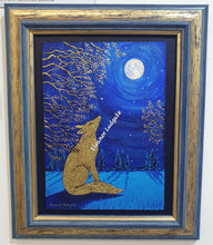 Load image into Gallery viewer, Golden Fox Original Framed Painting
