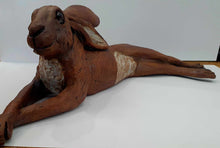 Load image into Gallery viewer, Lying hare ceramic by Pippa hill

