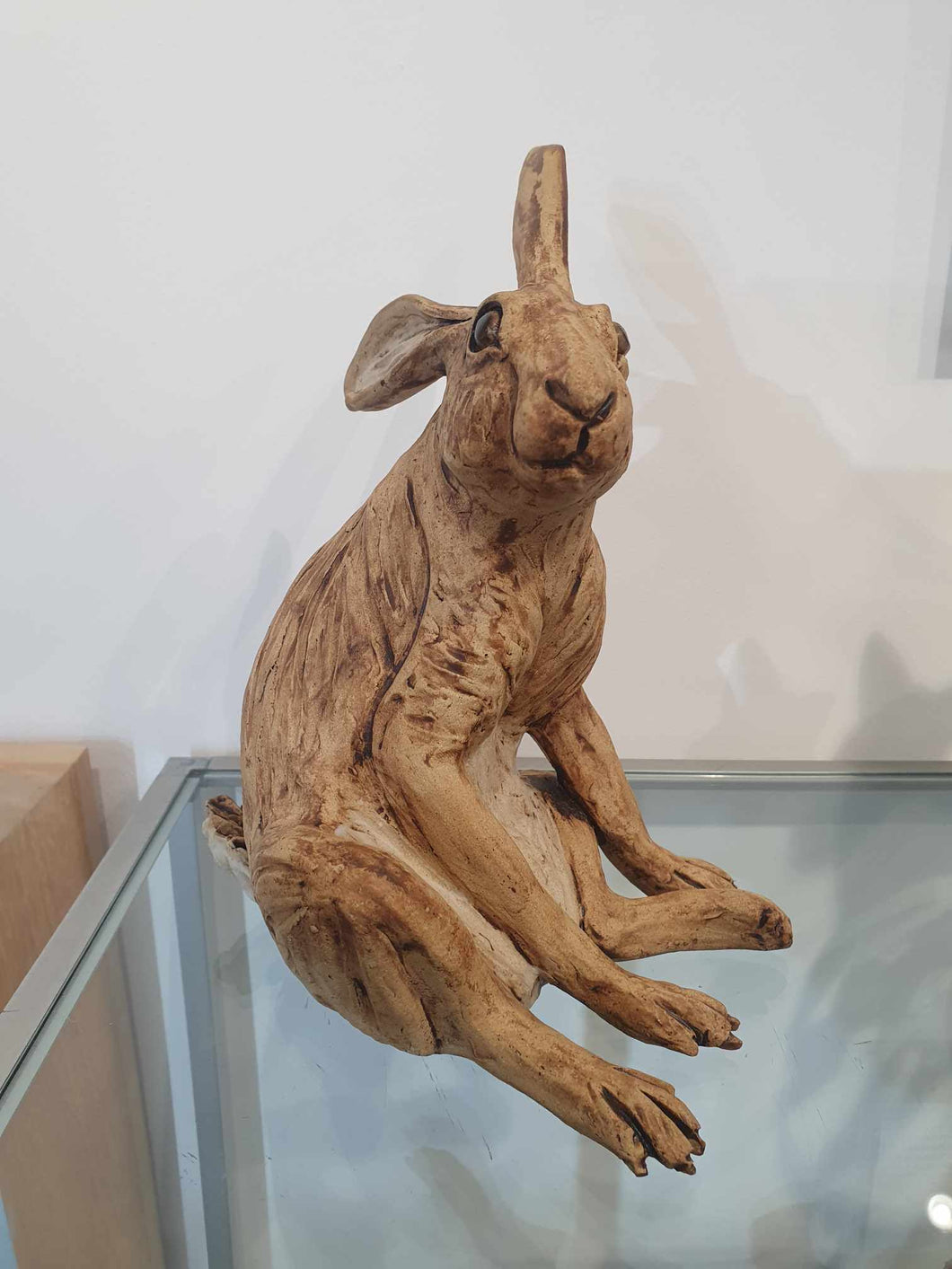 Listening Hare ceramic by Pippa Hill