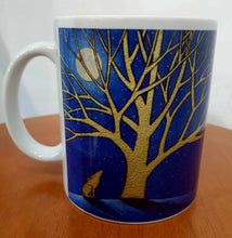 Load image into Gallery viewer, Moon gazing hare mug
