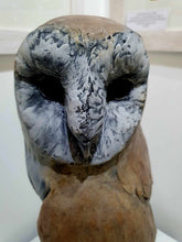 Load image into Gallery viewer, Jesmonite owl by Michelle Hall
