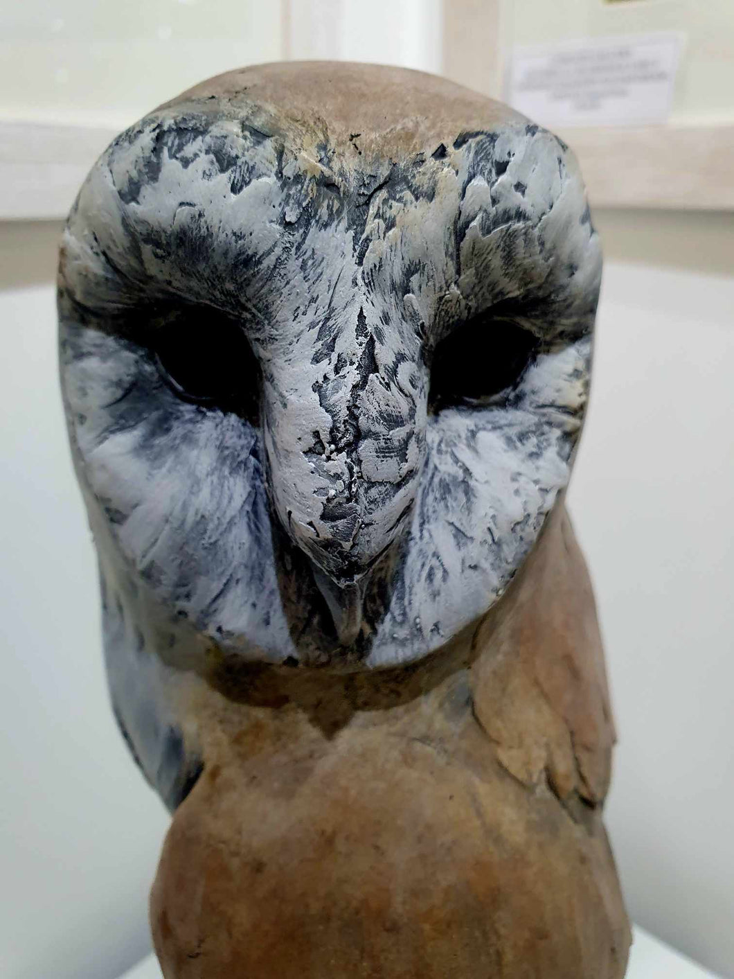 Jesmonite owl by Michelle Hall