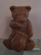 Load image into Gallery viewer, Brown Teddy with honey pot
