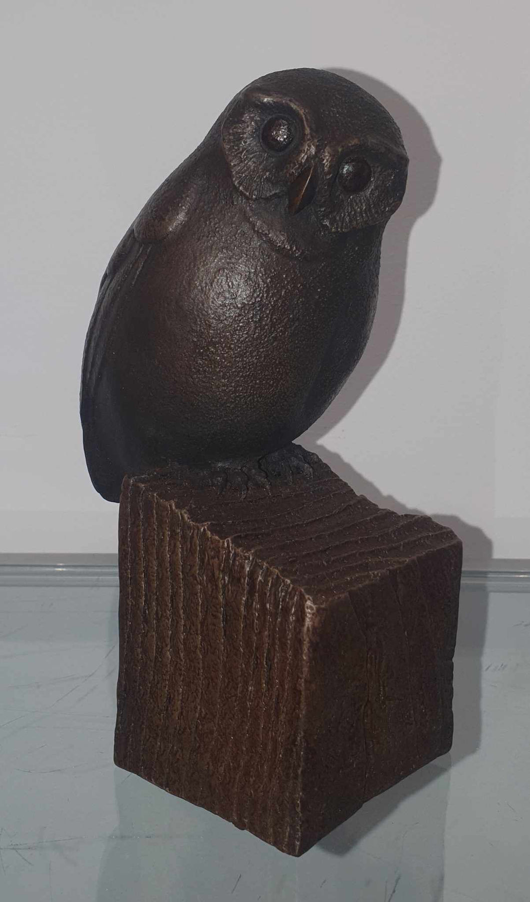 Little Owl Bronze resin