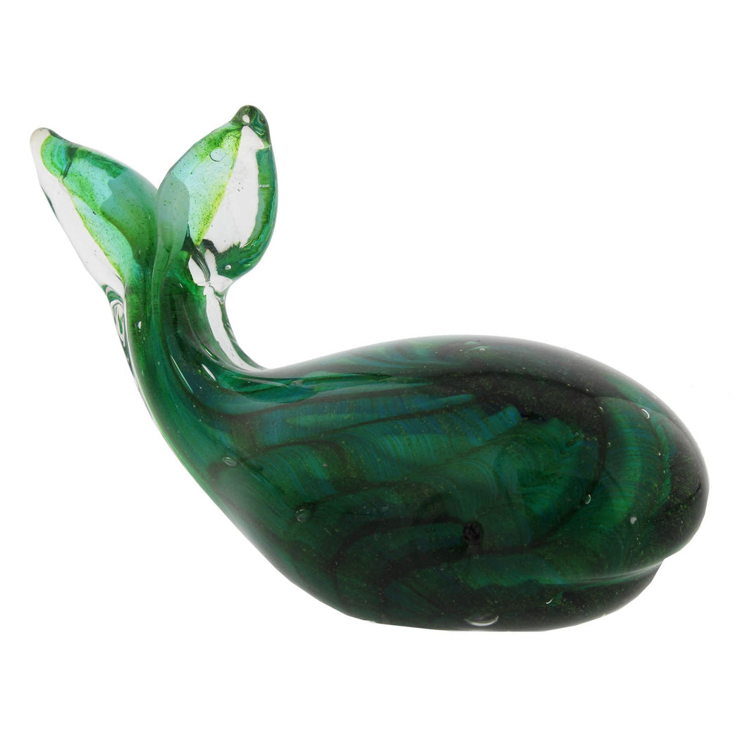 GLASS FIGURINE - WHALE