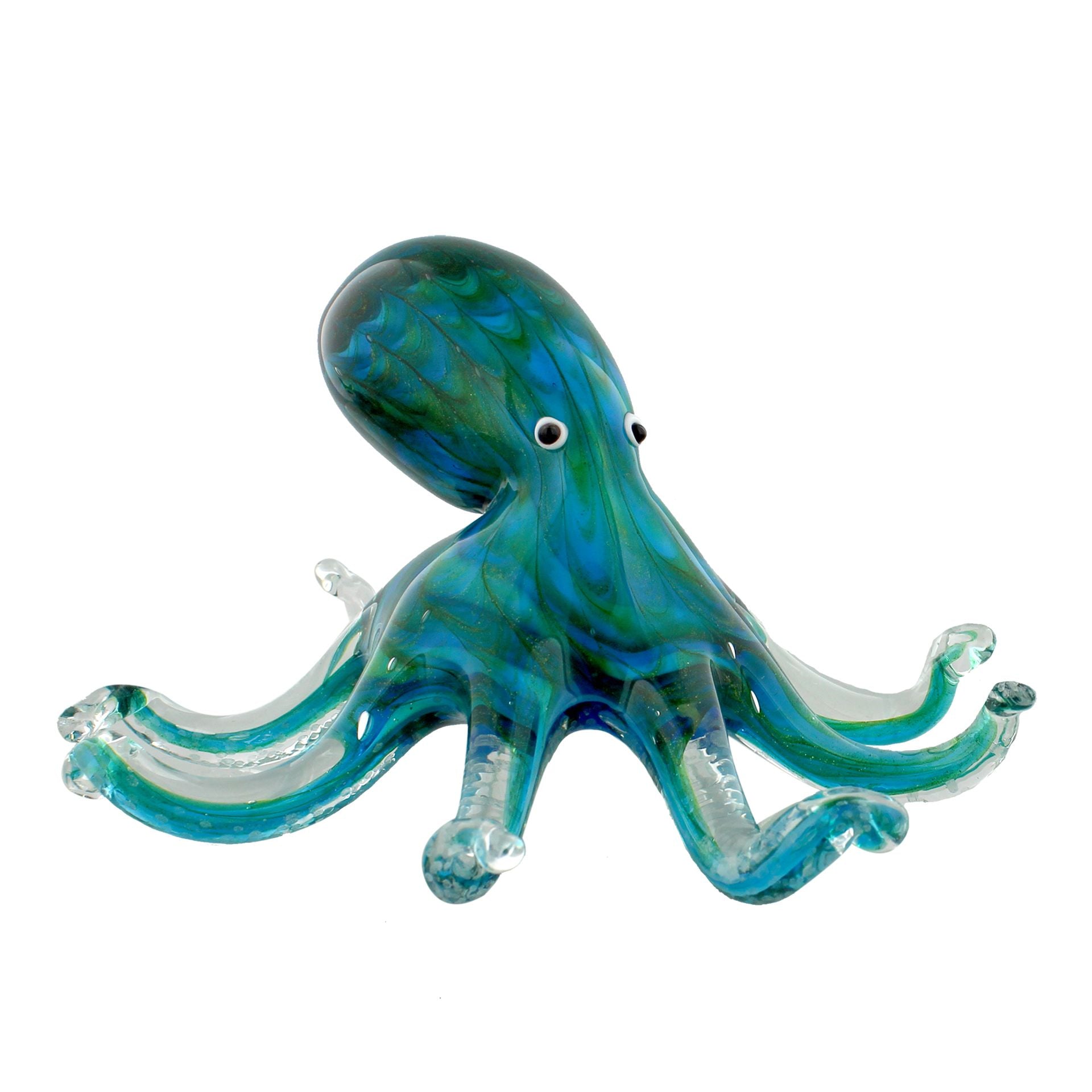 GLASS FIGURINE LARGE OCTOPUS – Ludgate Gallery