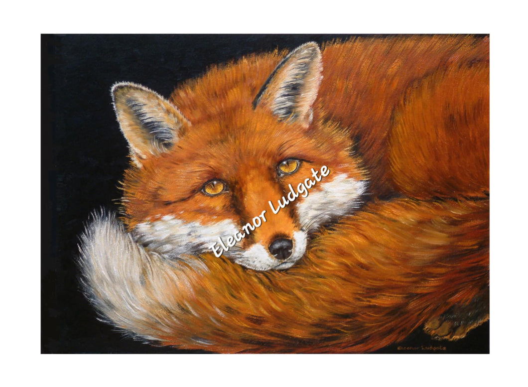 A Foxy tale! signed print