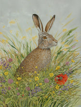 Load image into Gallery viewer, Poppy and Hare limited framed print
