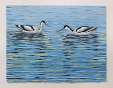 Load image into Gallery viewer, Avocets Original Oil Painting

