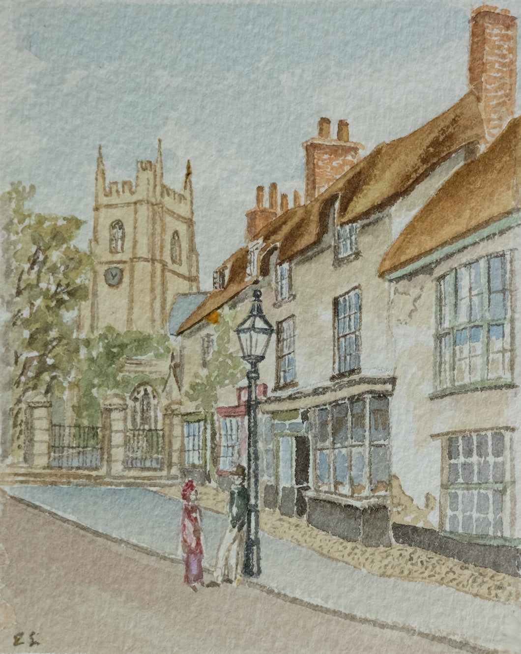 Church Street Original Watercolour