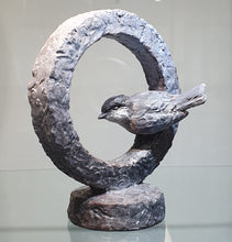 Load image into Gallery viewer, Coal tit on a ring by Marie anne hall
