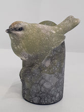 Load image into Gallery viewer, Goldcrest on post by Michelle Hall
