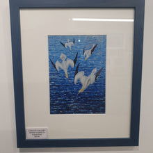 Load image into Gallery viewer, Diving Gannets framed print
