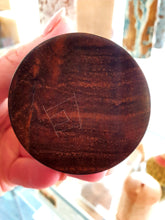 Load image into Gallery viewer, Walnut with holly inlays and screw top box
