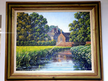 Load image into Gallery viewer, Ayshford ChaplTiverton Canal Original framed painting
