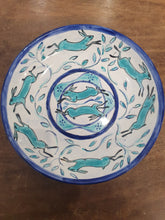 Load image into Gallery viewer, Large Hares hand made painted bowl
