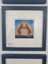 Load image into Gallery viewer, Boxing hares framed print
