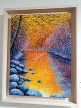 Load image into Gallery viewer, Winter Glow Original Oil Painting By Eleanor Ludgate
