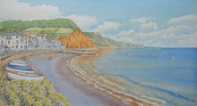 Load image into Gallery viewer, Sidmouth Looking East Framed Print
