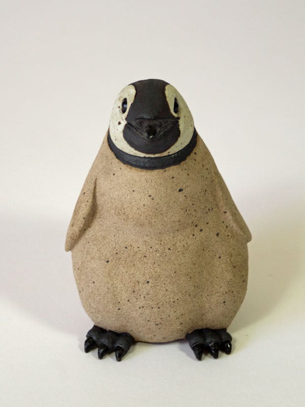 A Stoneware Penguin Chick